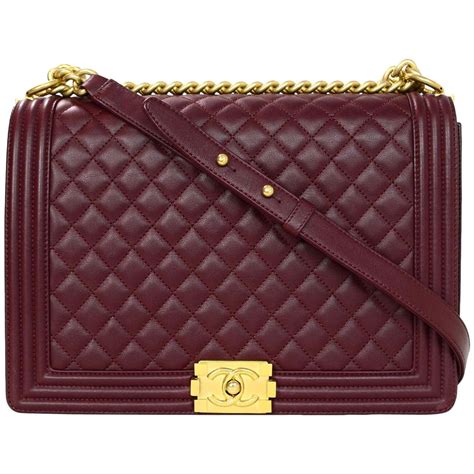 chanel burgundy bag 2018|burgundy lambskin flap bag.